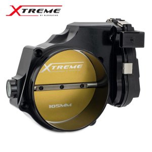 Dodge Hellcat Throttle Body - BLOX Racing - 105mm Electronic Billet - Black - `15-`27